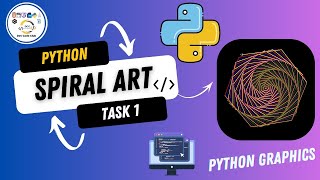 SPIRAL ART USING PYTHON TURTLE MODULE