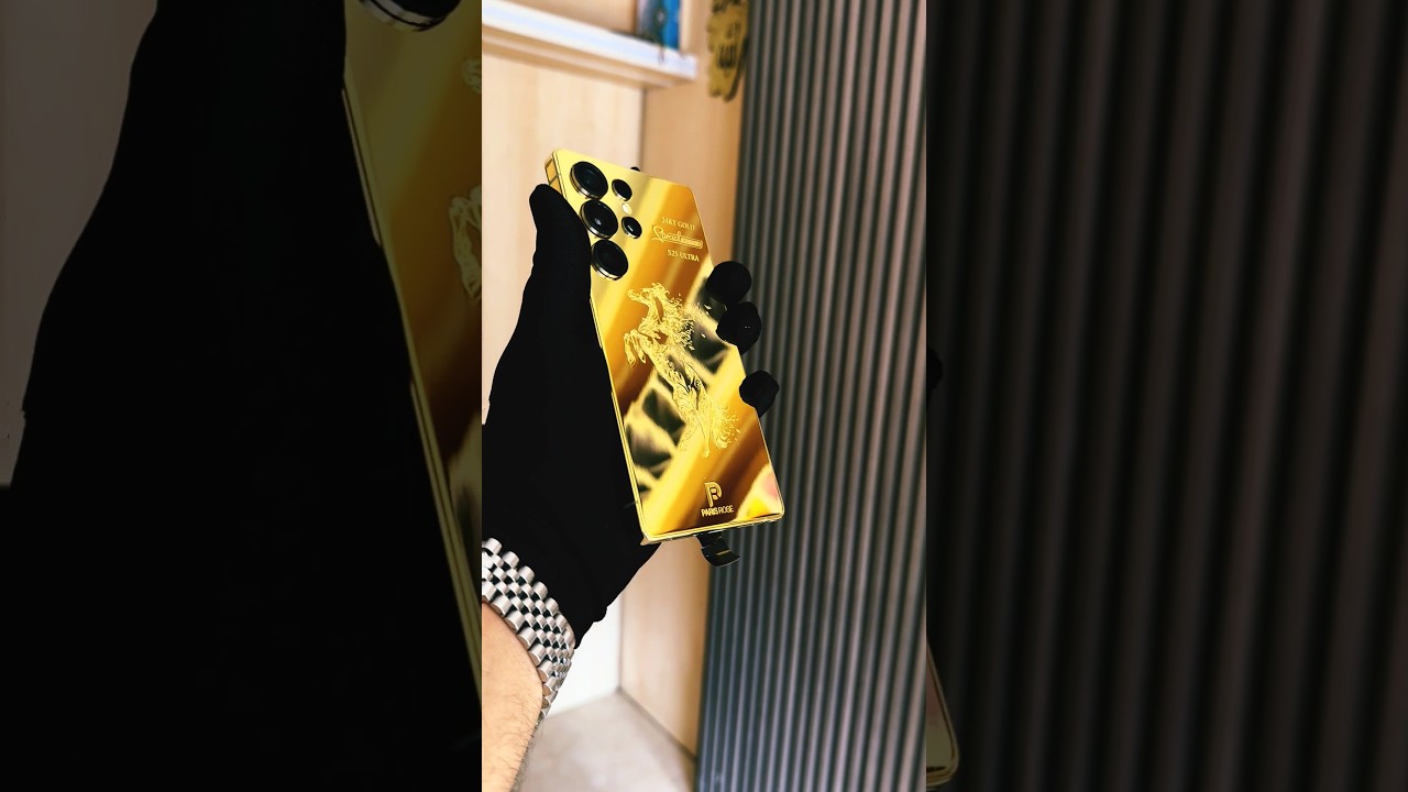 First S25 Ultra Gold Edition worldwide 