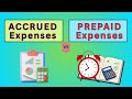 Accrued Expenses & Prepaid Expenses | Differences, Examples & Journal Entries | Accounting