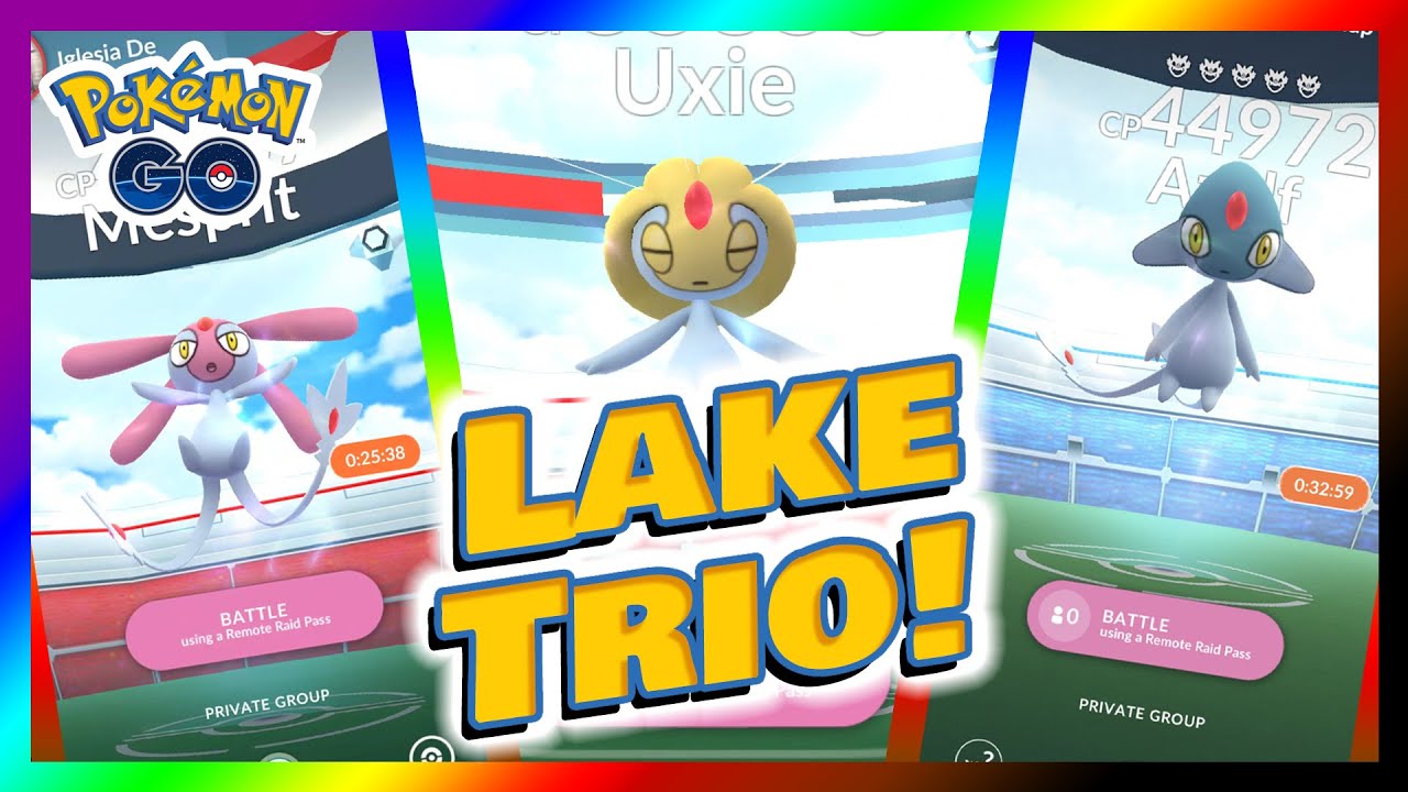 LAKE TRIO HUNT! HOW TO GET ALL OF THE 3 LAKE TRIO - POKEMON GO VLOG