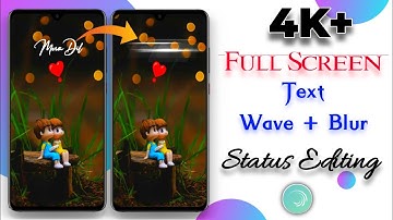 Trending alight motion Status Editing🔥Hindi | Text Wave + Blur effect video editing ||Vinit sah