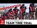 Team Time Trial Preparation With BMC Racing Team | Vuelta a España 2017