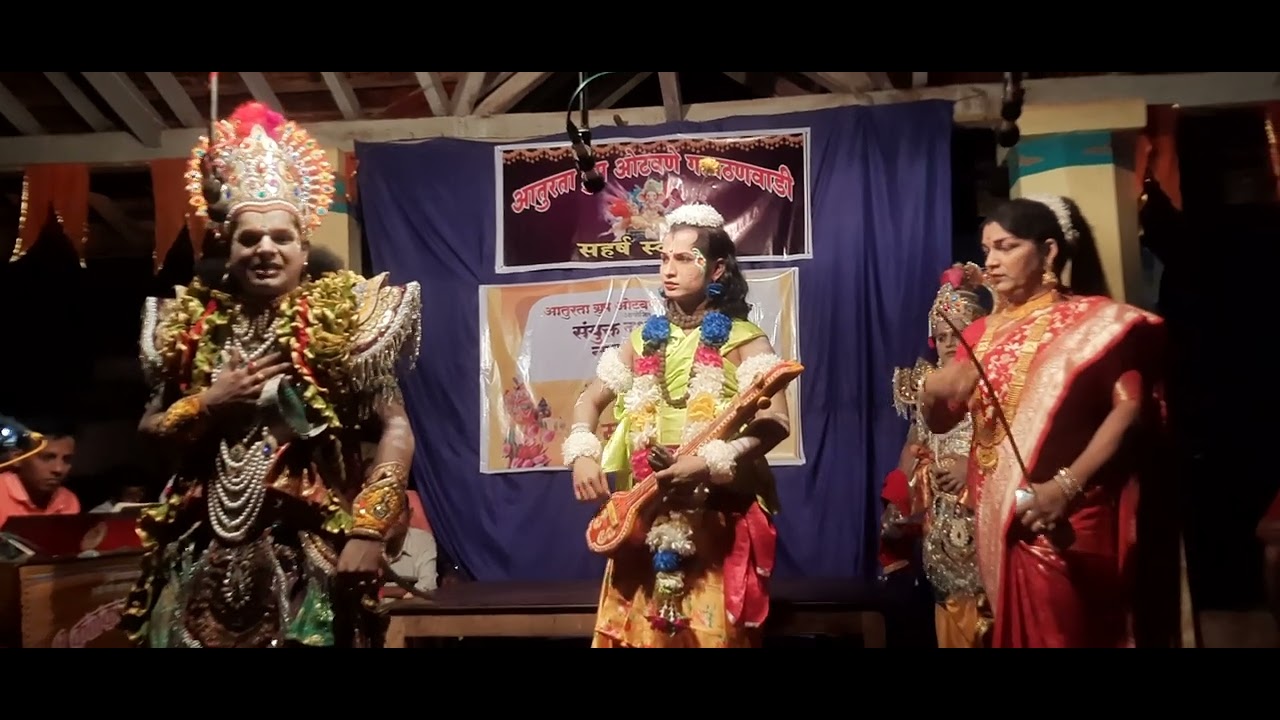 #शाब्दिक संघर्ष #सागर गावकर आणि# सुधीर तांडेल संयुक्त नाटक #रती सारथी संग्राम #ओटवणे