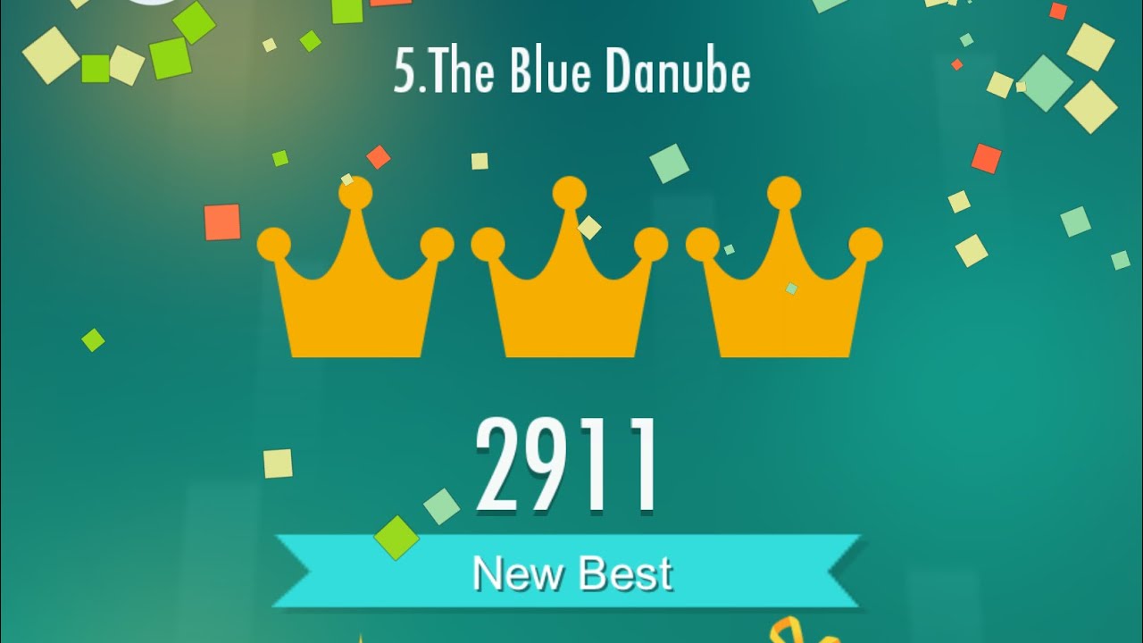 Piano Tiles 2 - The Blue Danube - 2911 (2 revives)