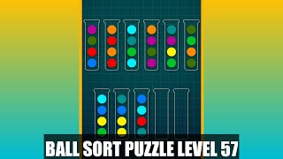 Ball Sorting Puzzle Game Level 57 | Ball Sort Puzzle Level 57 | GamingOn