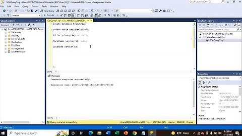 How to Create a table (Insert, Update, Delete) Using SQL Server 2018