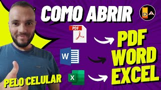 Como Abrir PDF, Word e Excel no Celular - Tutorial Completo screenshot 2