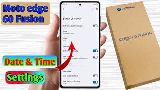 how to set date and time in moto edge 60 fusion, moto edge 60 fusion me date and time set kaise kare screenshot 5