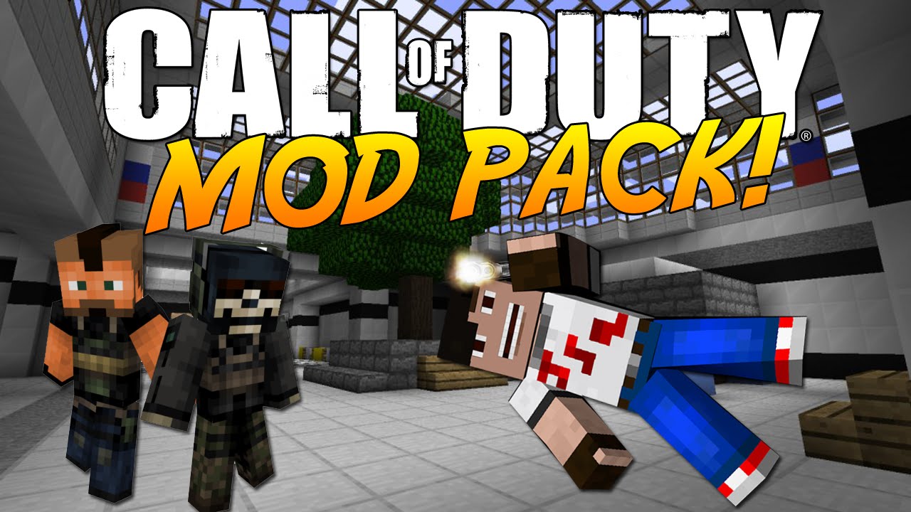 Minecraft: CALL OF DUTY MOD PACK! [Guns, Tomahawks, Throwing Knives,  Enemies & MORE!] w/Download - 