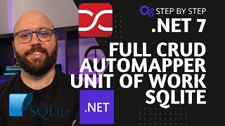 .NET 7    - ASP.NET Core Web Api CRUD, Repository Pattern, SQLite & Automapper
