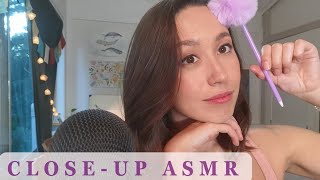 CLOSE WHISPERING - pen noms, mouth sounds, hand movements ASMR