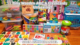 Toy ASMR 🧲🎎 Alphabet ABC | ASMR Satisfying Unboxing Miniature Wooden ABC & flashcards | Review Toy  screenshot 5