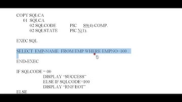 Evaluate SQL Commands - Mainframe DB2 Tutrorial  - Part 6