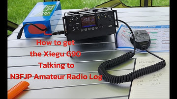 How to get the Xiegu G90 Talking to N3FJP Amateur Radio Log