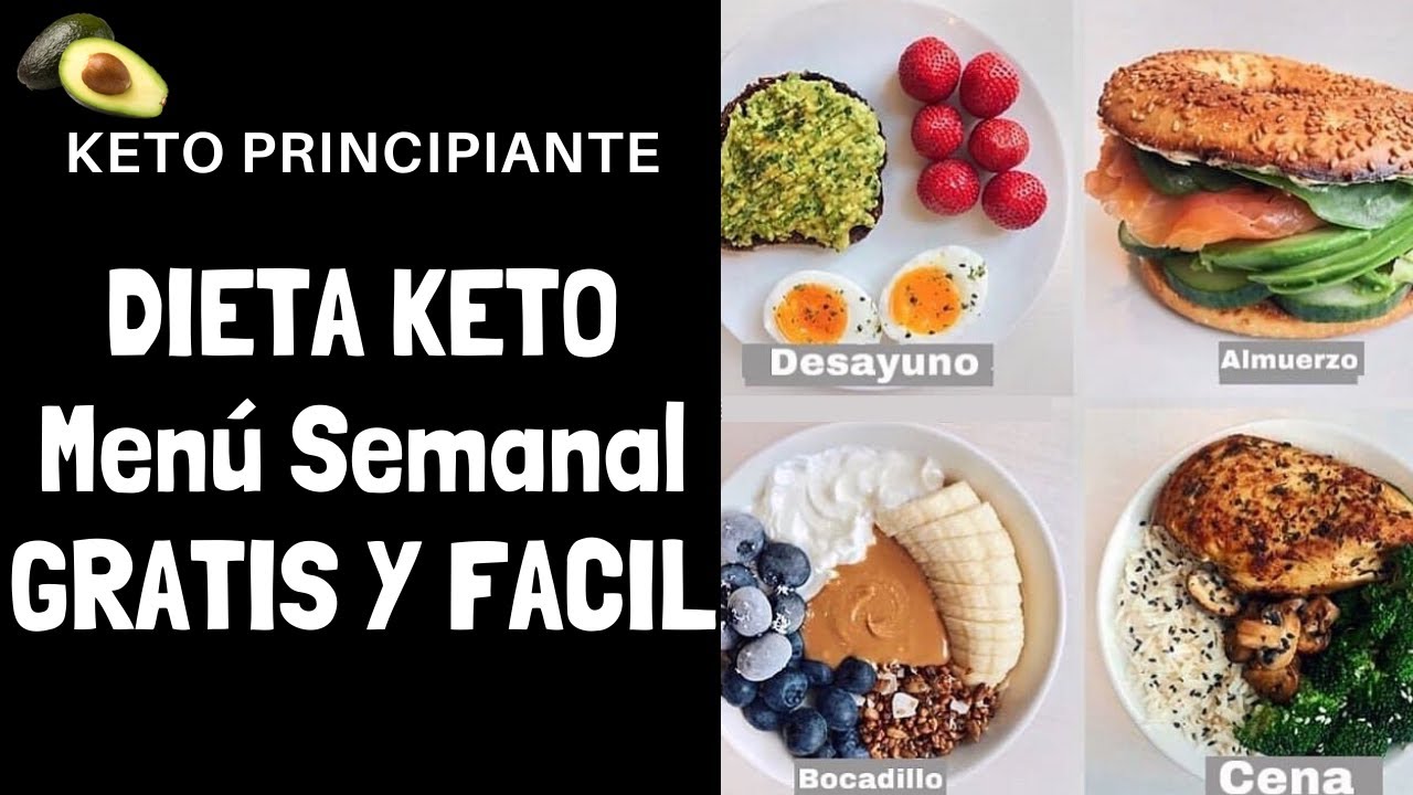 Dieta Keto Menu Semanal FACIL y GRATIS 😋😋😋 - YouTube