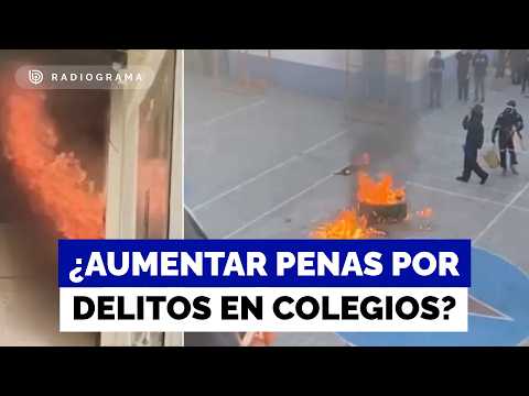 Gobierno anuncia proyectos de ley para endurecer penas tras ataque en Liceo Lastarria