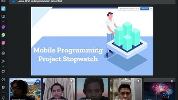 Video Presentasi dan Demo Aplikasi Stopwatch - UAS Mobile Programming C