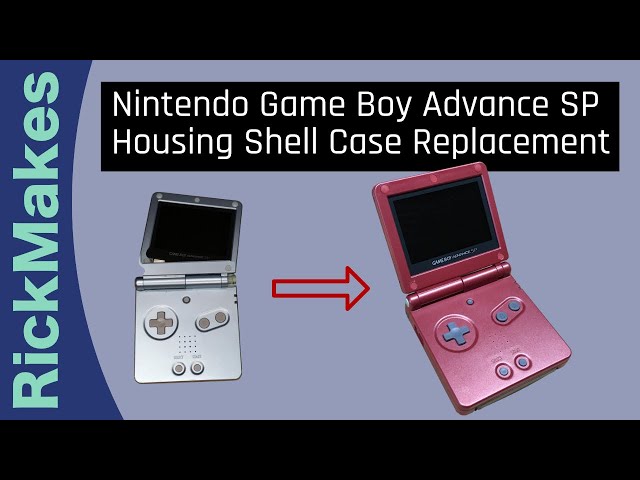 Sonic and Amy Custom Nintendo Gameboy Advance Shell Housing 