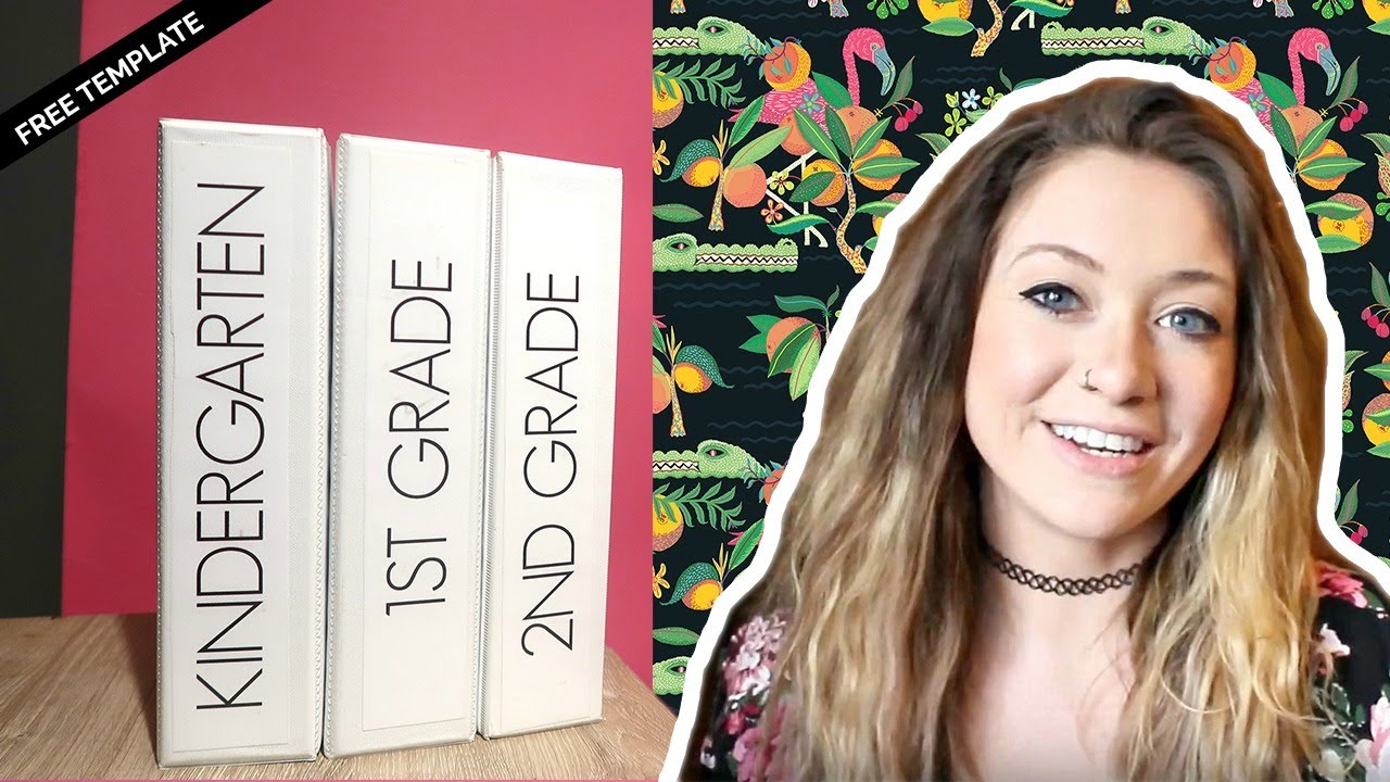 DIY YEARLY SCHOOL BINDERS| How I Organize School Artwork + Papers | Laci Jane