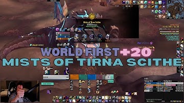 +20 Mists of Tirna Scithe || WORLD FIRST || Zaelia Disc Priest POV || Mythic+