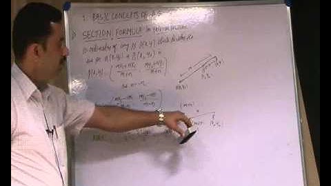 Mathematics : Basic Concepts of Analytical Geometry