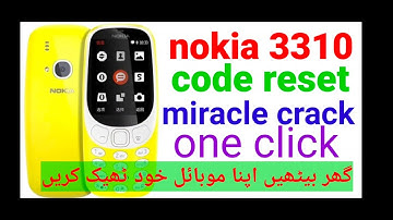 nokia 3310 ta 1030 cod reset by miracle crack