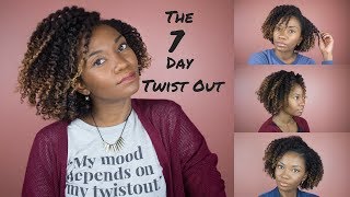The 7 Day Twist Out || How to maintain a twist out for 7 days