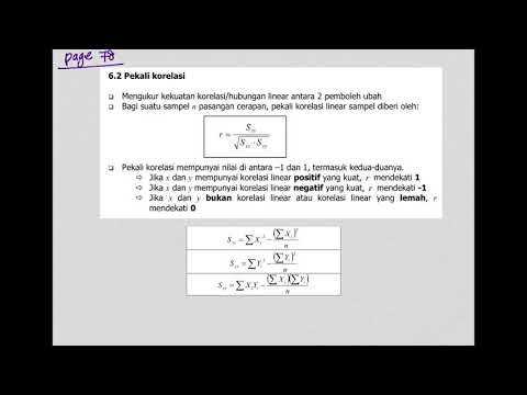 Video: Cara Mengira Pekali Korelasi