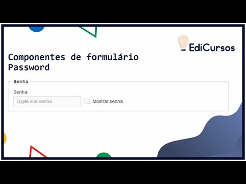 Aula 49 - Componentes de formulário - Password