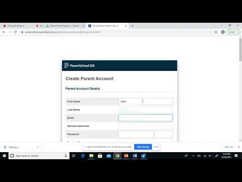 Creating a Parent Portal Account (German Version)