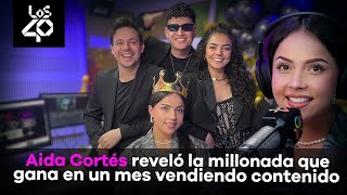 Aida Cortés reveló la millonada que puede llegar en un mes vendiendo contenido