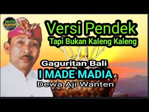 Gaguritan Bali. Versi Pendek Tapi Bukan Kaleng Kaleng. I Made Madia feat Dewa Aji Wanten.