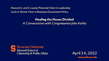 Healing the House Divided: A Conversation with Congressman John Katko