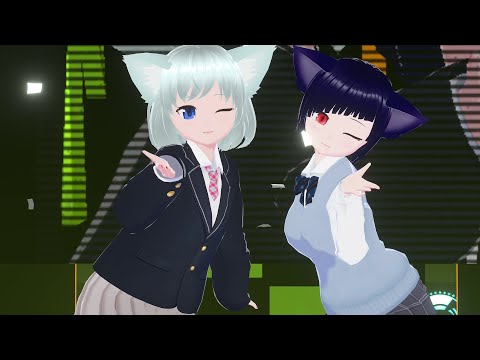 【VRMLiveViewer / 4K60fps】愛包ダンスホール / とま&迷子猫