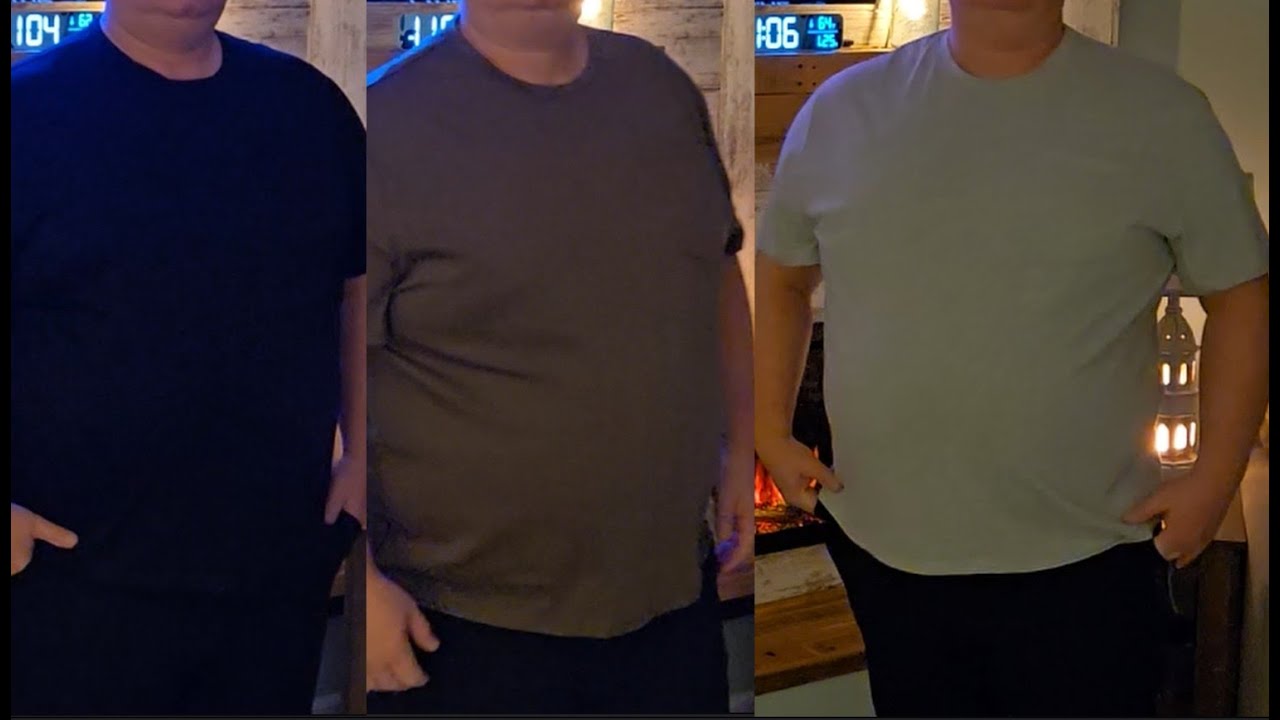 Ficerd 3 Pack Men's Big and Tall Pocket-T, Black, Army Green, Lt Gray