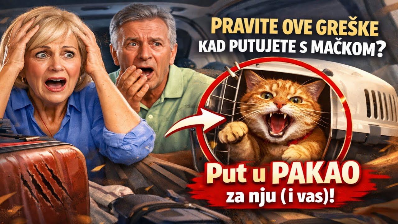 PRAVITE OVE GREŠKE KAD PUTUJETE S MAČKOM? 🙀 Put u PAKAO za nju (i vas)!