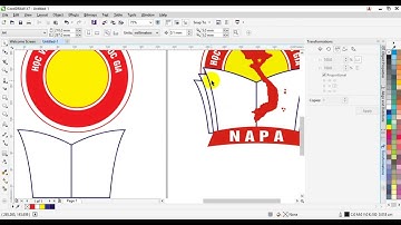 Tự họa CorelDraw   Bài 15  Thực hành vẽ logo napa bằng Corel