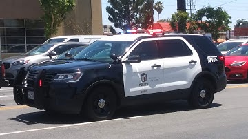 LAPD Valley Traffic Unit Responding