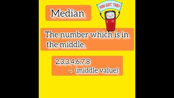 mean median mode #youtubeshorts #educationalshort