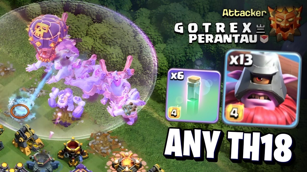 New! Best Th18 Throwers Legend League Army | Th18 Attack Strategy Coc