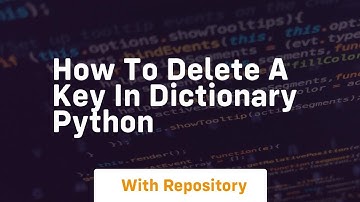 how to delete a key in dictionary python