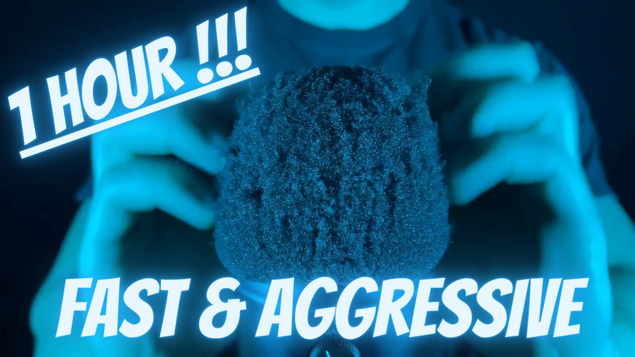 ASMR ⚡️ FAST and AGGRESSIVE mic scratching (no talking) | 1 HOUR - YouTube