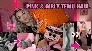 TEMU HAUL 2023 | PINK, GIRLY, & AFFORDABLE!! ALL UNDER $15💗