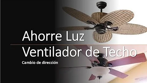 ¿Los ventiladores de techo consumen más electricidad que el aire acondicionado?