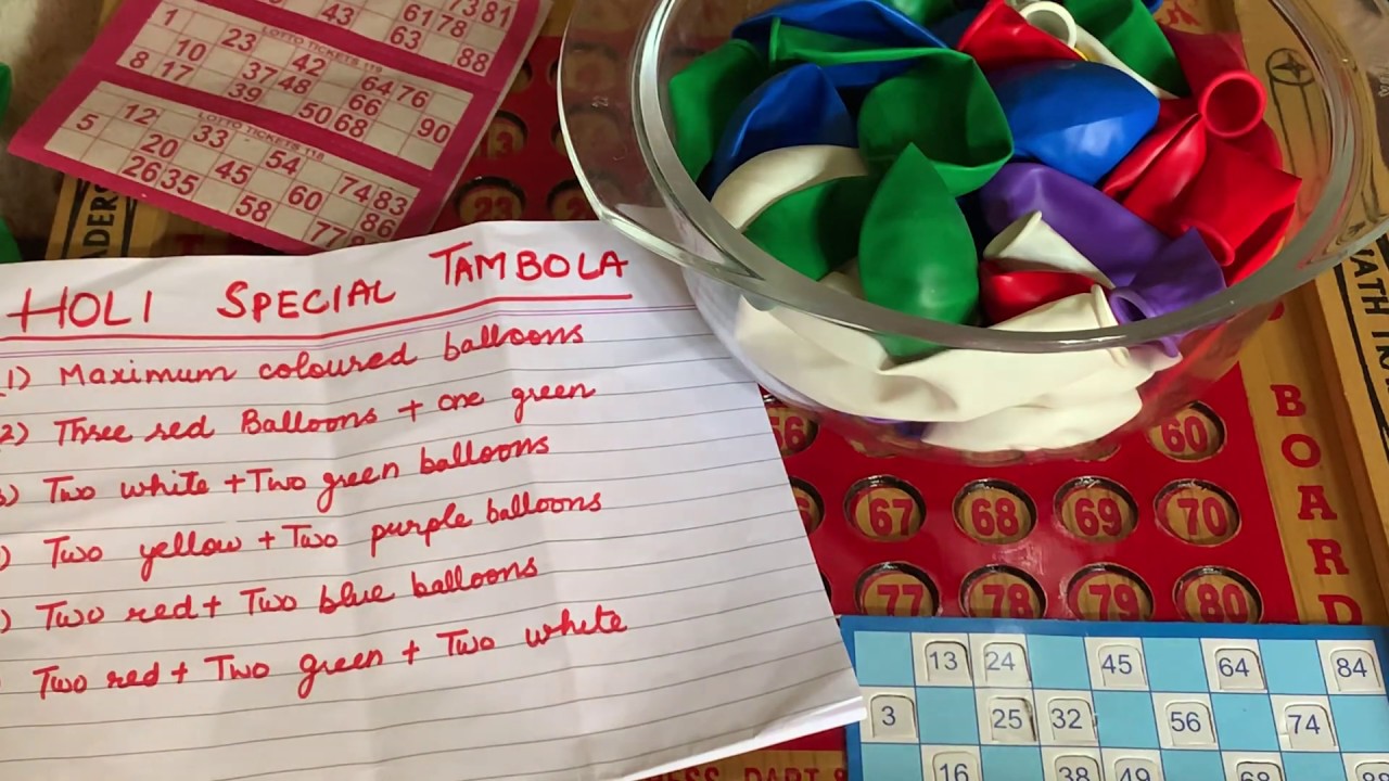 holi tambola tickets printable