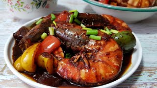 Black Pepper Prawns | Udang Sos Lada Hitam