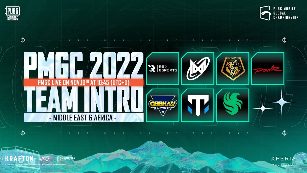 🔥Team Intros - MEA | PMGC 2022