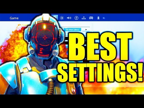 BEST FORTNITE CONSOLE SETTINGS PS4/XBOX UPDATED! FORTNITE BEST CONSOLE SETTINGS BEST SENSITIVITY!