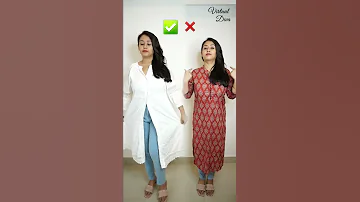 How To Look Taller In Indian Ethnic Wear Specially In Kurtis Virtual Diva Shorts Stylinghack 
