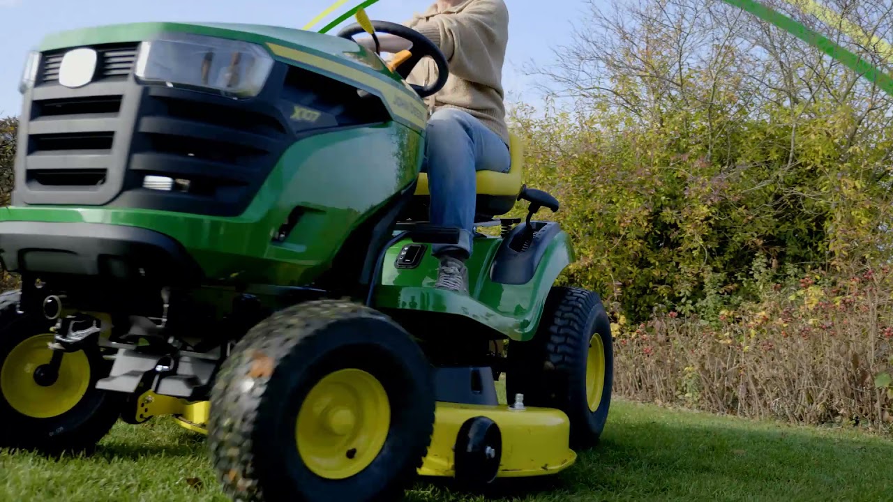 Introducing the new John Deere X107 lawn tractor for 2021  Farwell Ltd